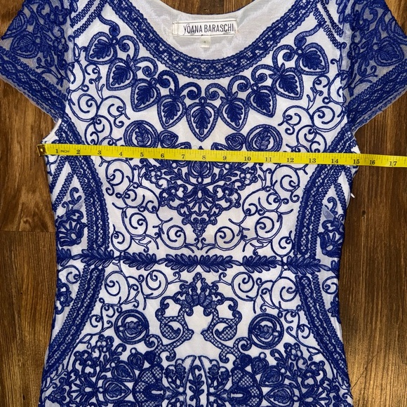 Yoanna Baraschi Blue Pepin Sheath Dress size 4 - Picture 13 of 15